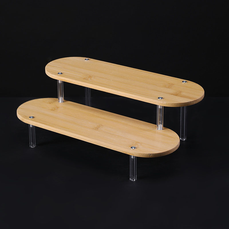 5 Tiers Wooden Figures Display Stand